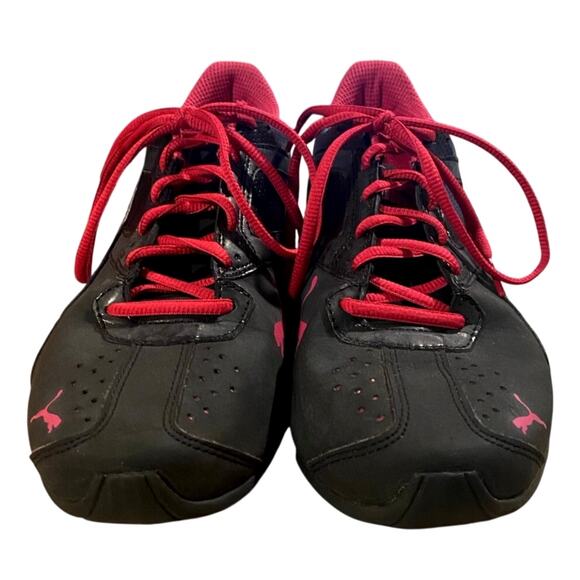 Puma Tazon 6 Womens Cross Training Sneakers 10 Black Pink Lace Up - Picture 4 of 9